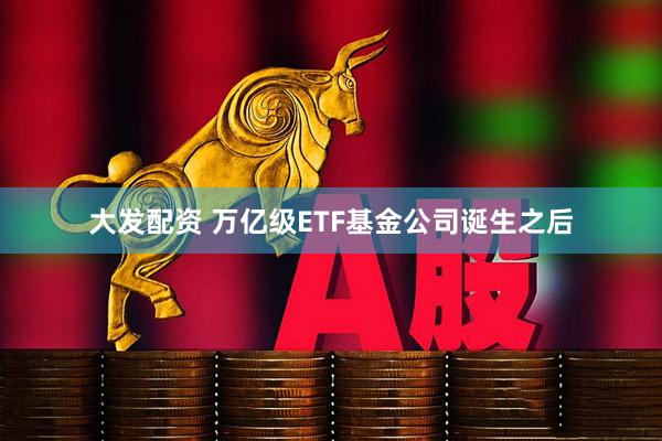 大发配资 万亿级ETF基金公司诞生之后