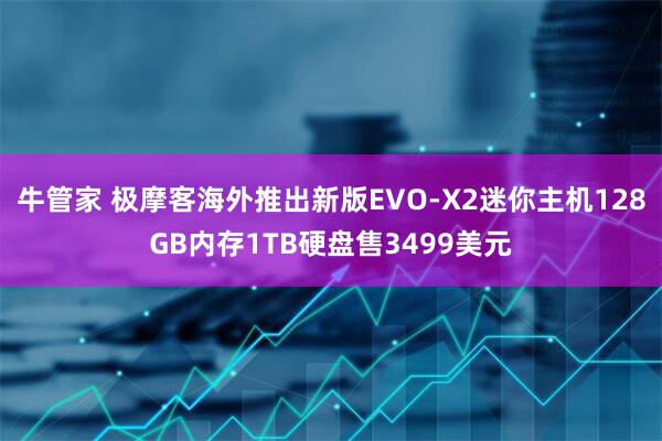 牛管家 极摩客海外推出新版EVO-X2迷你主机128GB内存1TB硬盘售3499美元